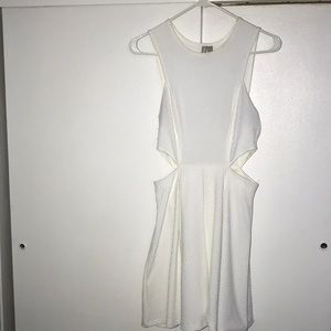 White ASOS Cut Out Dress